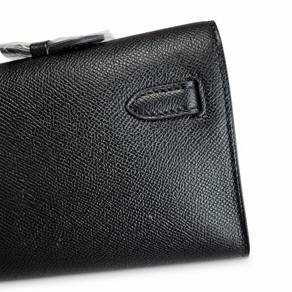 Kelly Cut 31 handbag Epsom leather picture black ready stock
