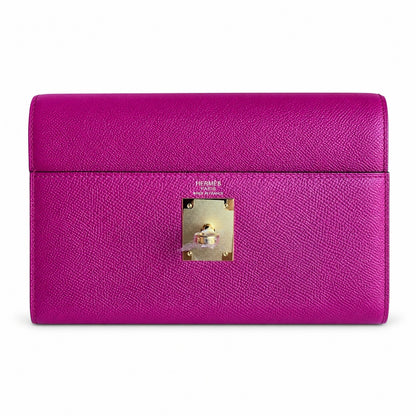 Custom order💕kelly28 L3 rose purple epsom gold buckle, fully hand-sewn with wax thread✈✈