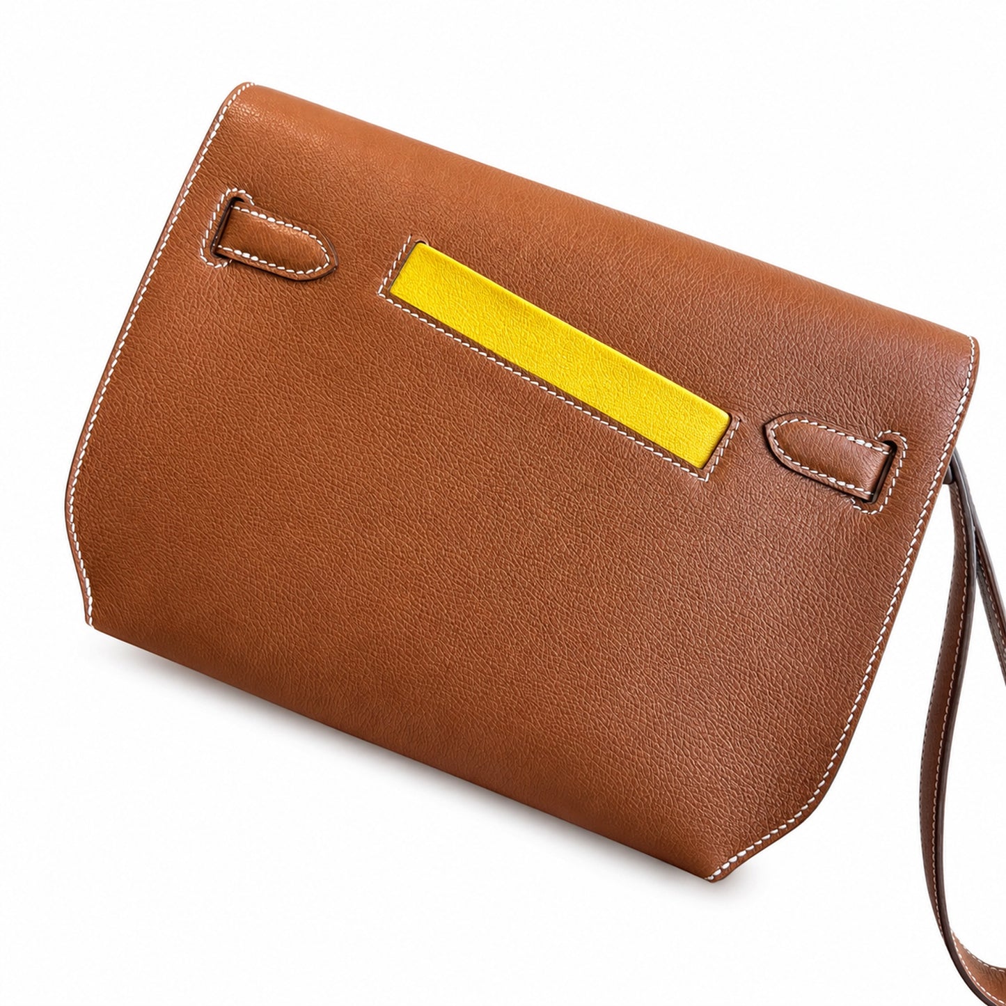 Kelly Depeches 25 clutch, Evercolor leather (with additional shoulder strap), can be worn cross-body, can be carried by hand or on the wrist, daily needs, seamless switch between business/leisure - ce