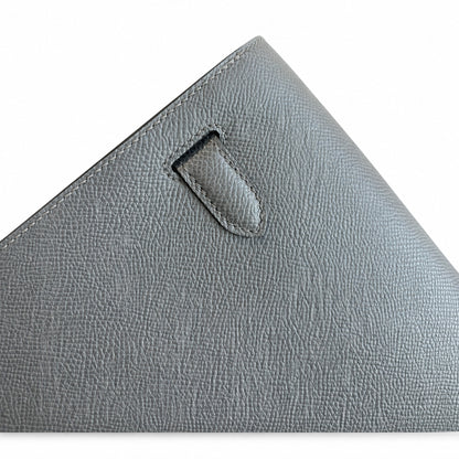 Kelly Depeches 25 clutch, Epsom leather (with additional shoulder strap), can be worn cross-body, can be carried by hand or on the wrist, daily needs, seamless switch between business/leisure - centra