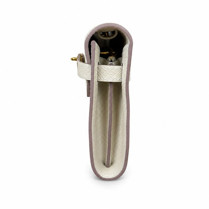 Kelly woc epsom, milkshake platinum buckle, Hass leather, handmade wax thread, all-steel hardware, top-selling market currency