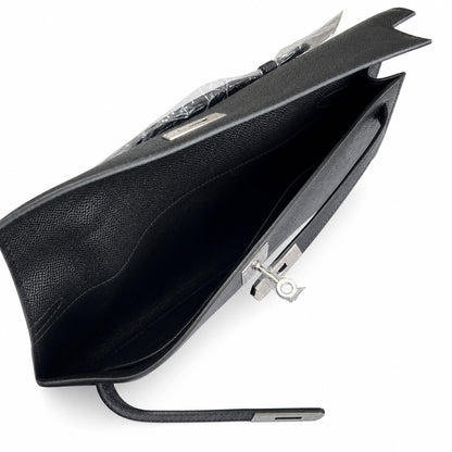 Kelly Cut 31 handbag Epsom leather picture black ready stock