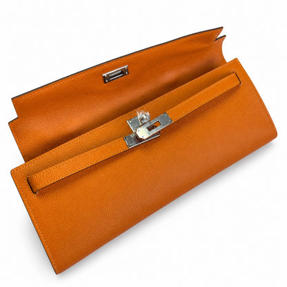 Kelly Cut 31 Clutch Epsom Leather Picture Orange