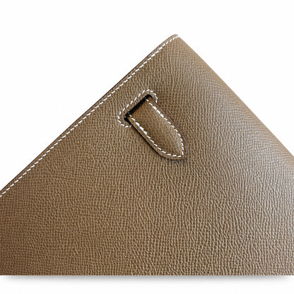 Kelly Depeches 25 clutch, Epsom leather (with additional shoulder strap), can be worn cross-body, can be carried by hand or on the wrist, daily needs, seamless switch between business/leisure - centra