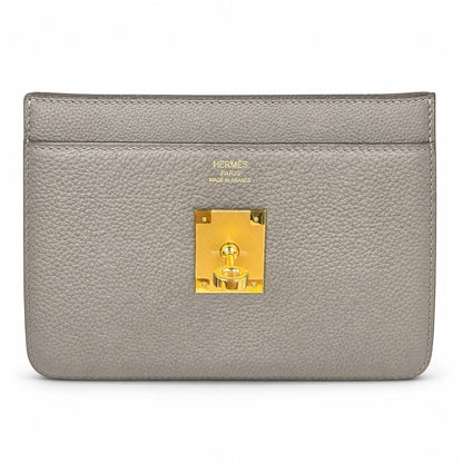 🆕 In stock Kelly Messenger messenger bag for men and women, pewter gray gold buckle, imported leather, all-steel hand-waxed thread, the highest cost performance on the Internet. The classic combinatio