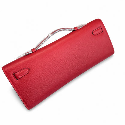 Kelly Cut 31 Clutch Epsom Leather Picture Red