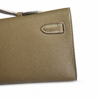Kelly Cut 31 handbag Epsom leather picture elephant gray ready stock