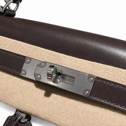 New limited edition 😍😍 32Kelly Lakis BOX patchwork, ebony color🪵 silver buckle. The old money style series is low-key and noble. It exudes an elegant and retro temperament from the inside out. It is n