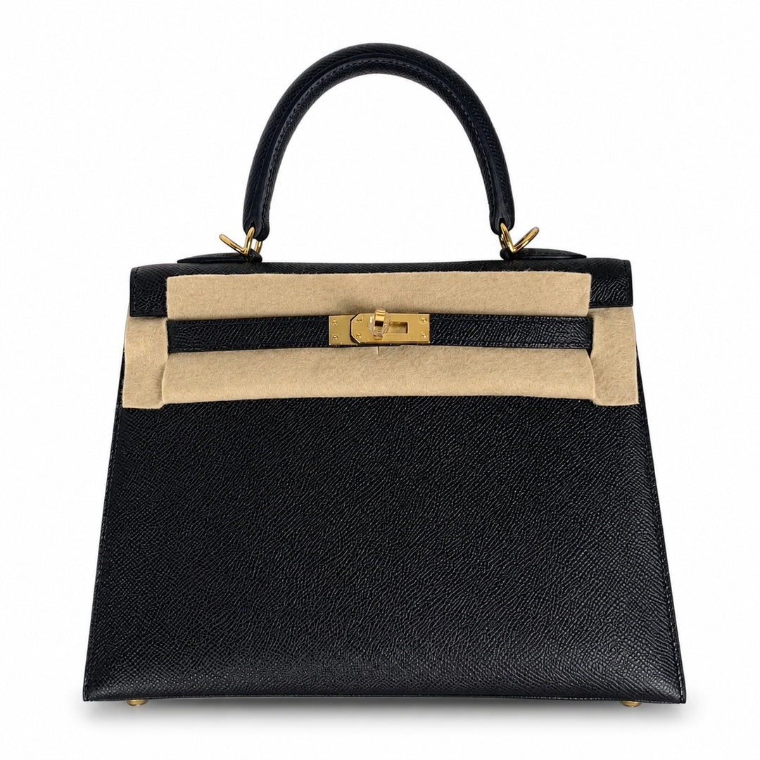 Customer order💕kelly25 black epsom gold buckle handmade