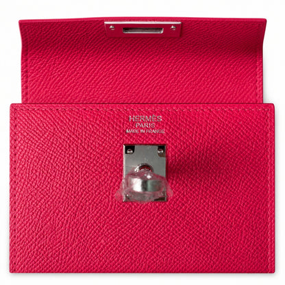 Customer order💕kelly25 5J pink epsom silver buckle hand-stitched