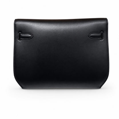 Kelly Depeches25 Black Silver Box Leather