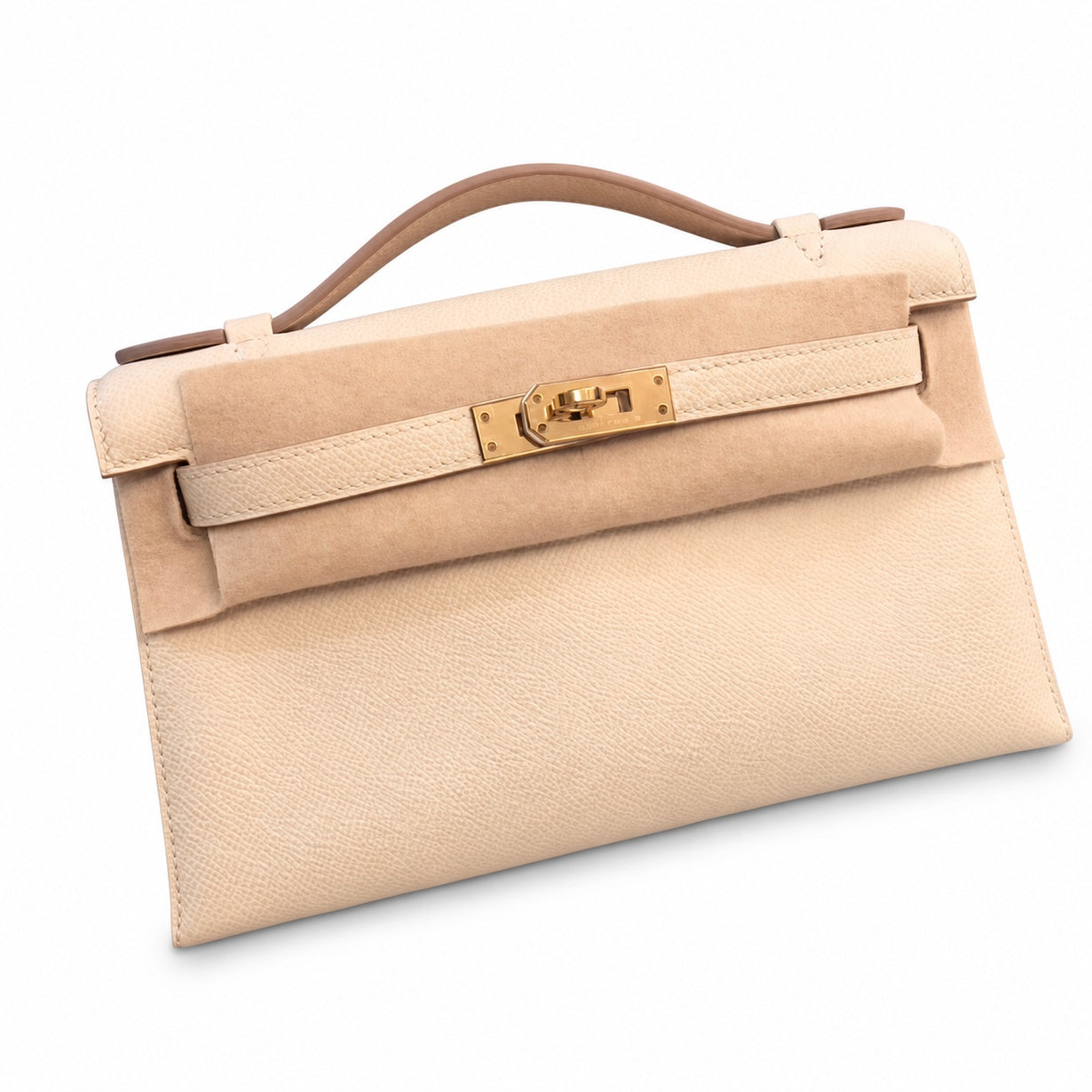 mini kelly 22 generation milkshake white epsom leather gold buckle and silver buckle ready stock, every beautiful girl, an essential beauty bag