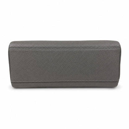 🆕 In stock Kelly Messenger messenger bag for men and women, pewter gray gold buckle, imported leather, all-steel hand-waxed thread, the highest cost performance on the Internet. The classic combinatio