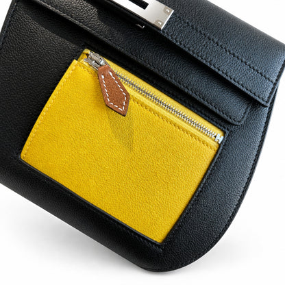 Kelly Depeches 25 clutch, Evercolor leather (with additional shoulder strap), can be worn cross-body, can be carried by hand or on the wrist, daily needs, seamless switch between business/leisure - ce