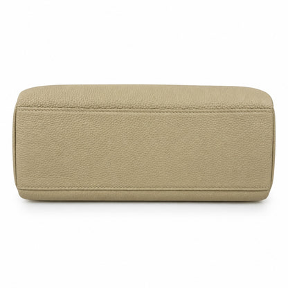 🆕 In stock Kelly Messenger messenger bag for men and women, gray silver buckle for windbreaker, imported leather, all-steel hand-waxed thread, the highest cost-effectiveness on the Internet. The class