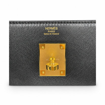 Black gold 🆕 In stock Kelly Messenger messenger bag for men and women, black gold buckle, imported leather, all-steel hand-waxed thread, the highest cost-effectiveness on the Internet. Unisex messenge