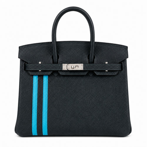Mini Birkin 25cm Officier Edition in Cypress Green Togo & Swift Calfskin