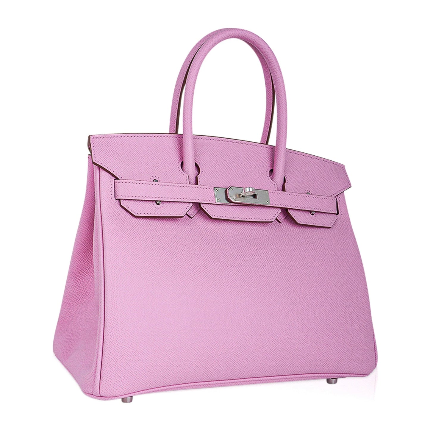 Deep Mauve Pink Epsom Leather With Palladium Hardware