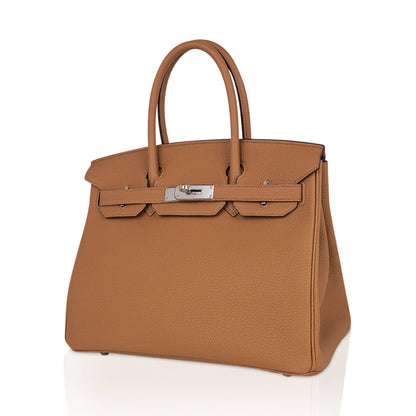 Biscuit Togo Leather with Palladium Hardware