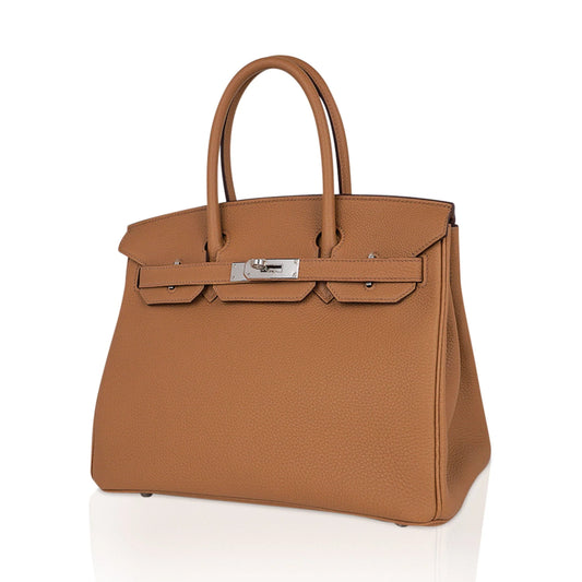 Biscuit Togo Leather with Palladium Hardware
