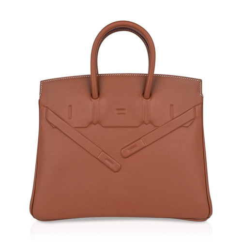 Gold Evercalf  Embossed Tote | Sleek Modern Structured Handbag