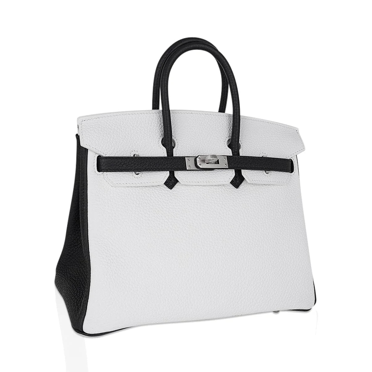 White With Black Brushed Palladium Hardware